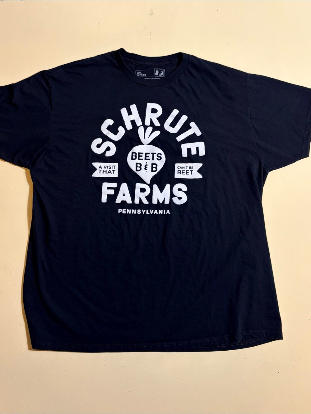 The Office Schrute Farms Beets Dunder Mifflin Graphic T-Shirt 2X Oversized